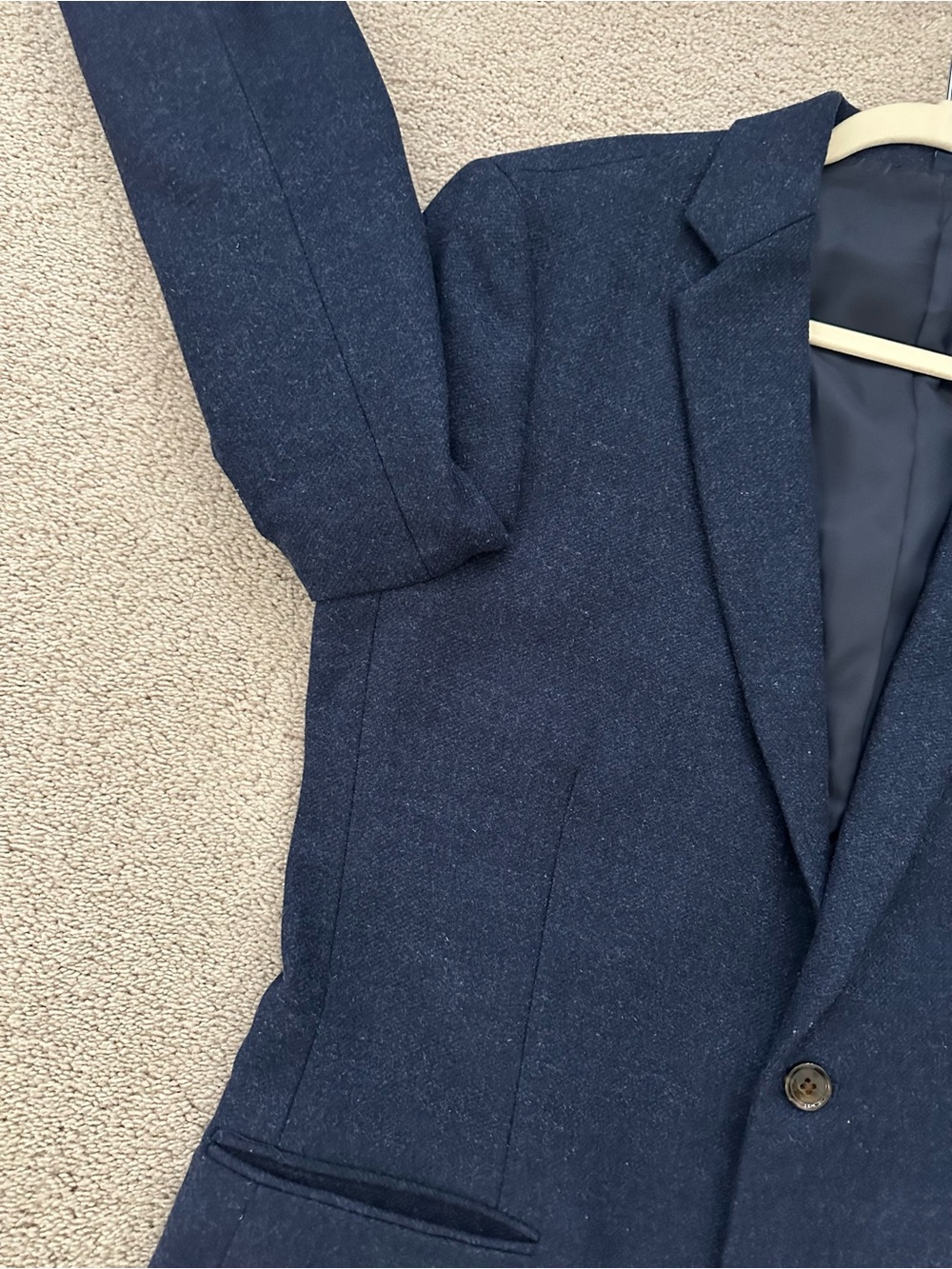 J. Crew Wool Thompson Blazer in Navy Blue - Fall / Office / Tailored - Picture 12 of 15